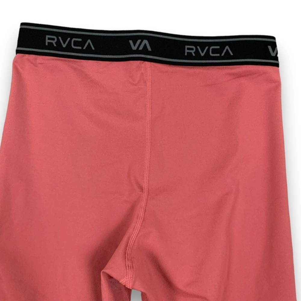 RVCA Active Leggings Womens Size Medium‎ Pink Sport Activewear Polyester Stretch - Picture 8 of 12